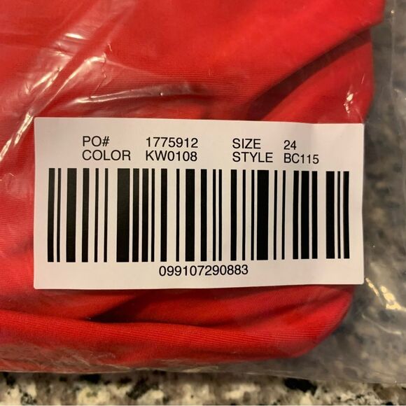 J Crew One Piece Swimsuit 24 Red - Picture 4 of 6